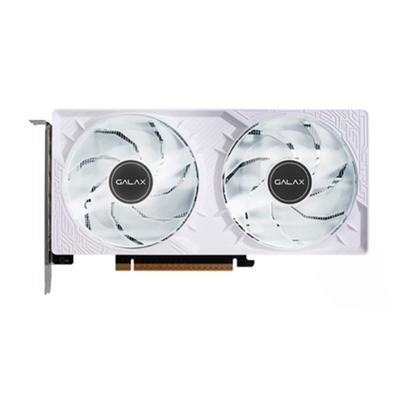 Imagem de Placa de Vídeo Galax RTX 5050 1-Click OC White NVIDIA Geforce, 8GB, GDDR6, 2602MHz, 128-bit - 55NSL8MHCZBS