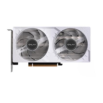 Imagem de Placa de Vídeo Galax RTX 5050 1-Click OC White NVIDIA Geforce, 8GB, GDDR6, 2602MHz, 128-bit - 55NSL8MHCZBS