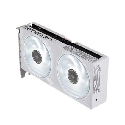 Imagem de Placa de Vídeo Galax RTX 5050 1-Click OC White NVIDIA Geforce, 8GB, GDDR6, 2602MHz, 128-bit - 55NSL8MHCZBS