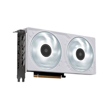 Imagem de Placa de Vídeo Galax RTX 5050 1-Click OC White NVIDIA Geforce, 8GB, GDDR6, 2602MHz, 128-bit - 55NSL8MHCZBS