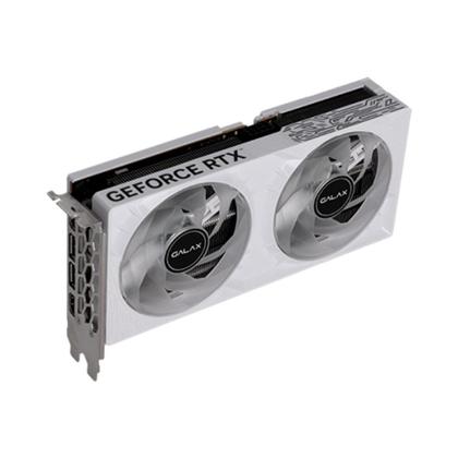 Imagem de Placa de Vídeo Galax RTX 5050 1-Click OC White NVIDIA Geforce, 8GB, GDDR6, 2602MHz, 128-bit - 55NSL8MHCZBS