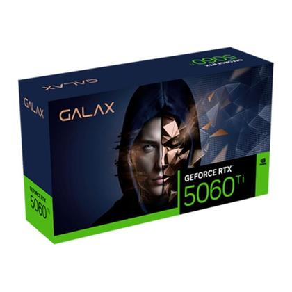 Imagem de Placa de Vídeo Galax RTX 5060 Ti 1-Click OC Nvidia GeForce, 8GB, GDDR6, 128bit, Ray Tracing - 56ISN8MDCPCT