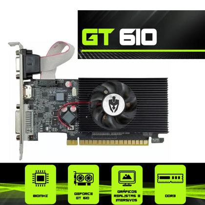 Imagem de Placa De Video Gpu Gt610 2gb Ddr3 64 Bit Low Profile Evolut