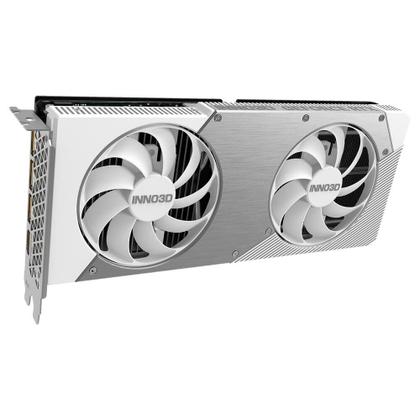 Imagem de Placa de Video Inno3D RTX 5060 Twin X2 OC White NVIDIA Geforce, 8GB GDDR7, 2527MHz, 128bits, DLSS 4, Ray Tracing - N50602-08D7X-195070W