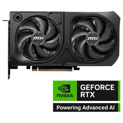 Imagem de Placa de Vídeo MSI GeForce RTX 5060 Ti 8G SHADOW 2X OC PLUS NVIDIA GeForce, 8GB GDDR7, 128-bit - G506T-8S2CP