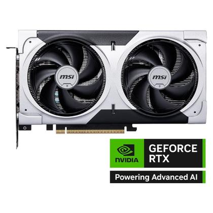 Imagem de Placa de Vídeo MSI RTX 5060 Ti 8G VENTUS 2X OC PLUS NVIDIA GeForce, 8GB GDDR7, 128-bit, 2617 MHz, FP4 e DLSS 4, Ray Tracing - G506T-8V2CP