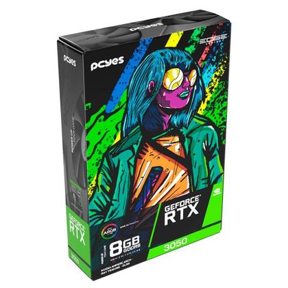 Imagem de Placa De Vídeo Pcyes Projeto Edge GPU RTX 3050 NVIDIA Geforce, 8GB, GDDR6, 128Bit, Branco - PVRTX30508WTPE