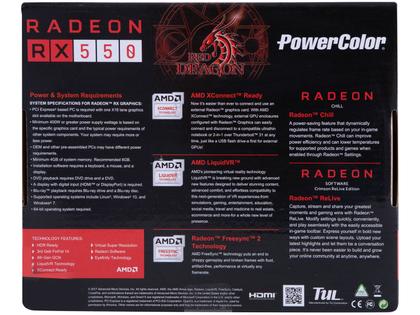 Imagem de Placa de Vídeo Power Color Radeon RX 550 4GB