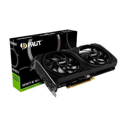 Placa de Video RTX 4060 Infinity 2 Palit NVIDIA GeForce, 8GB