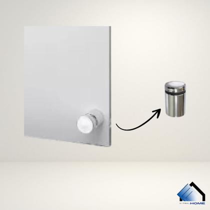Imagem de Placa De Vidro Temp. Incolor 80x40cm Para Fachada E Recepção