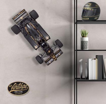 Imagem de Placa Decorativa Carro F1 Preto John Player
