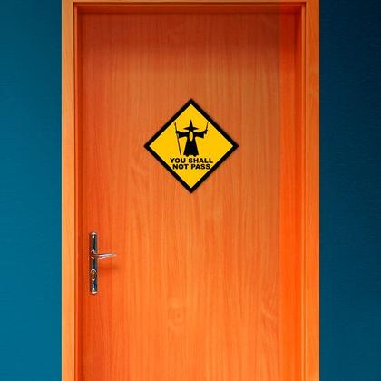 Imagem de Placa Decorativa - You Shall Not Pass