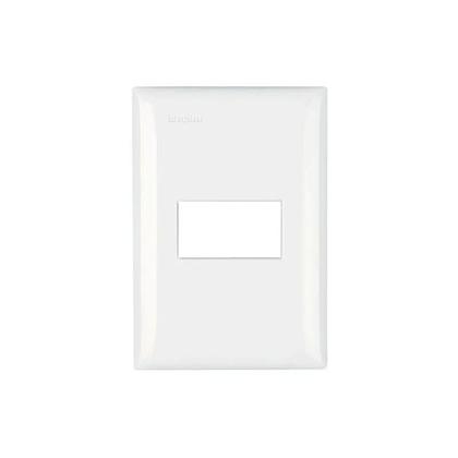 Imagem de Placa Espelho 4X2 1 Módulo M5P1 Thesi Bticino Branco Legrand