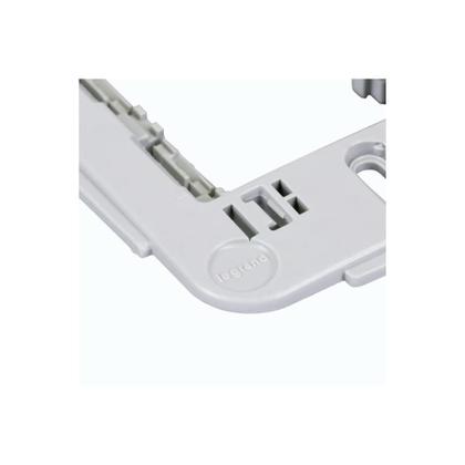 Imagem de Placa Espelho 4x4 2 Módulos Branco Legrand Pial Plus 618511