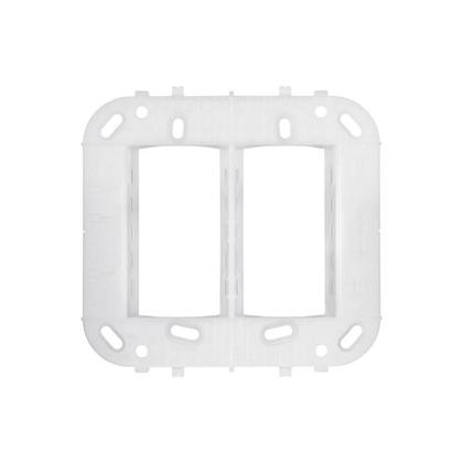 Imagem de Placa Espelho 4x4 para 2 Módulos Schneider Lunare Up S421420 com Suporte