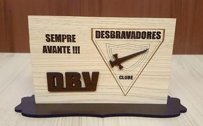 Imagem de Placa Executiva Para Mesa Desbravador Dbv