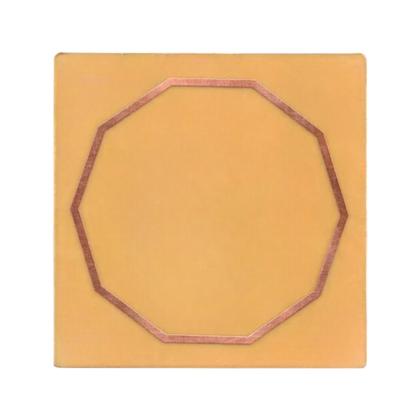 Imagem de Placa Grafico Decágono M 7x7cm - Radionica Radiestesia