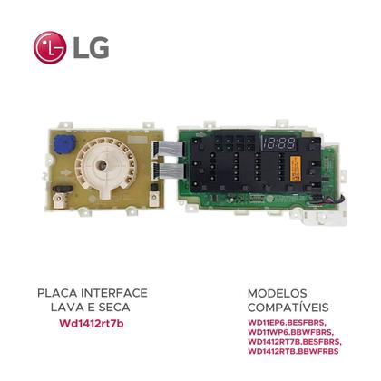 Imagem de Placa Interface Lava E Seca Lg Wd11ep6a Ebr78770649 220v