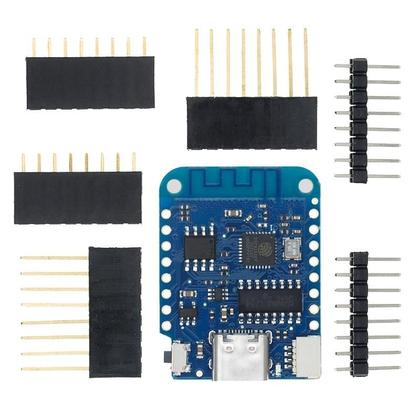 Imagem de Placa IoT WEMOS D1 Mini V400 USB WIFI ESP8266 4MB MicroPython Nodemcu Compatível Com Arduino