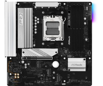 Imagem de Placa Mãe ASROCK AM5 B850M PRO RS M-ATX 4XDDR5 256GB 4XUSB2.0 3XUSB3.2 1XUSB3.2 TIPO-C HDMI/DP Rede Giga 3XM.2 NVME