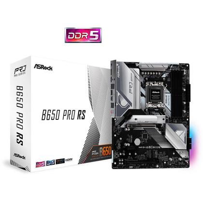 Imagem de Placa-Mãe ASRock B650 Pro RS, Ryzen AM5 B650, ATX , DDR5 - 90-MXBL10-A0UAYZ