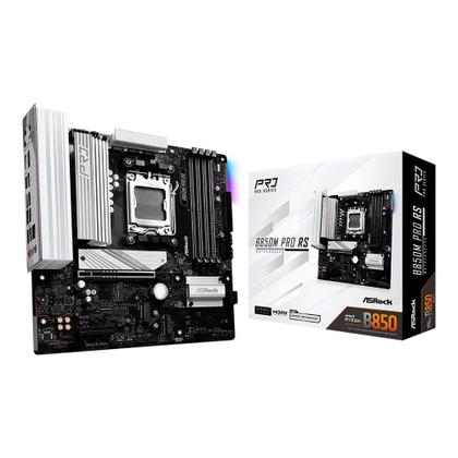 Imagem de Placa-Mãe ASRock B850M Pro RS AMD, Ryzen B850, mATX , DDR5 - 90-MXBR60-A0UAYZ