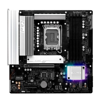 Imagem de Placa-Mãe ASRock B860M Pro RS, Intel LGA 1851 B860, mATX, DDR5 - 90-MXBRP0-A0UAYZ