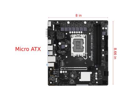 Imagem de Placa-mãe ASRock H610M Combo II Micro-ATX LGA1700