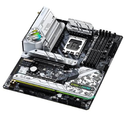 Z790 Steel legend wifi 未開封 Placa Mãe ASRock Z790 Steel Legend WiFi, Chipset Z790, Intel LGA