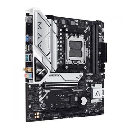 Imagem de Placa Mãe ASUS B650M-AYW Wi-Fi, AM5, mATX, DDR5, Wi-fi, Bluetooth - 90MB1KI0-M0EAY0