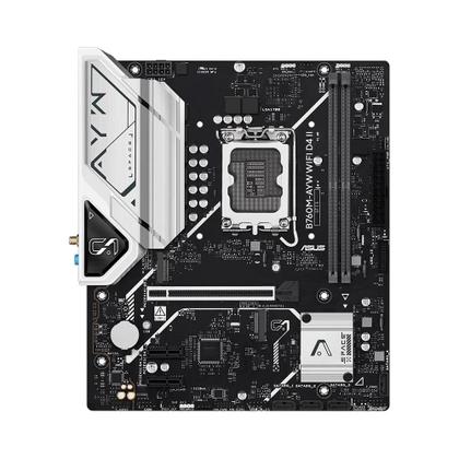 Imagem de Placa-Mãe ASUS B760M-AYW WIFI D4 II, Intel LGA 1700, mATX, DDR4, Wi-Fi 6, Preto - 90MB1MG0-M0EAY0