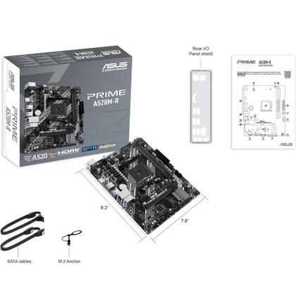 Imagem de Placa Mãe ASUS PRIME A520M-R AM4 DDR4 Micro-ATX - 90MB1H60-M0EAY0