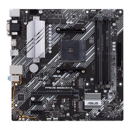Imagem de Placa Mãe Asus Prime B550M A Chipset B550 AMD AM4 mATX DDR4 90MB14I0M0EAY0
