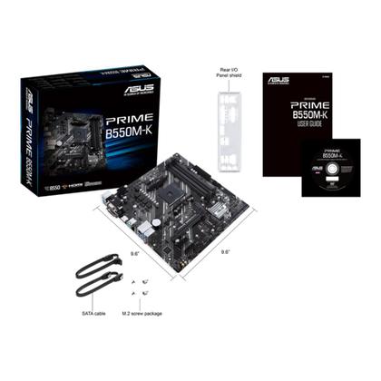 Imagem de Placa Mãe Asus Prime B550M-K ARGB - 90MB1GC0-M0EAY0