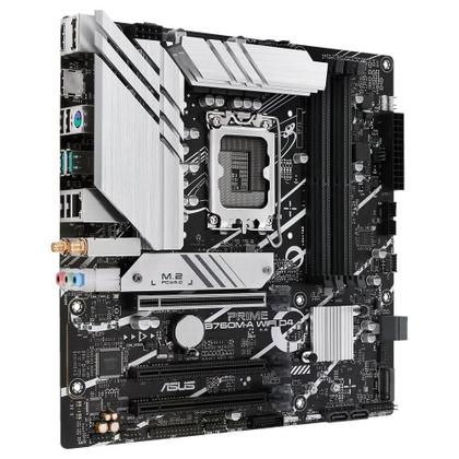 ASUS PRIME B760M-A D4 intel 第14・13・12世代 ASUS Placa-mãe Prime B760M-A, LGA 1700, 13ª e 12ª geração