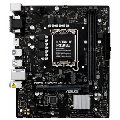 Imagem de Placa Mãe ASUS Prime H610M-CS D4, Intel H610, LGA1700, DDR4, M.2 NVMe, USB 3.2 - 90MB1B60-C1BAY0