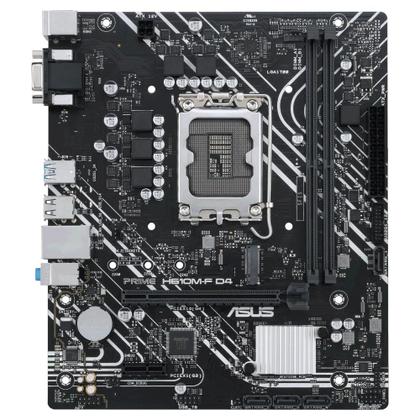 Imagem de Placa Mãe Asus Prime H610m-F D4, Intel Lga 1700, Matx, Ddr4, 64gb