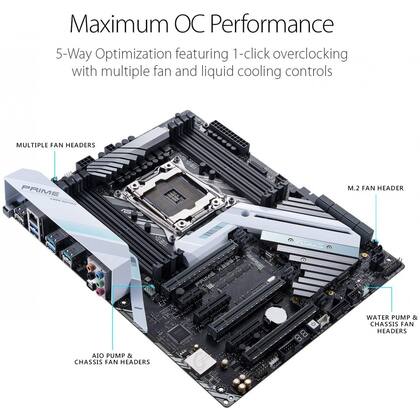 Imagem de Placa-Mãe Asus PRIME X299-A II, Intel LGA 2066, ATX, DDR4