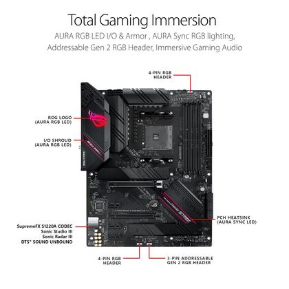 Imagem de Placa-mãe ASUS ROG Strix B550-F Gaming WiFi II AMD AM4