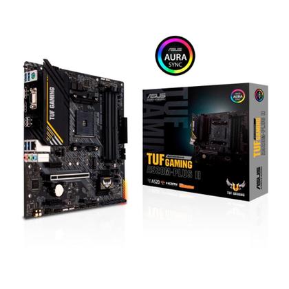Placa-Mãe ASUS TUF GAMING A520M-PLUS II, AMD AM4, mATX, DDR4, Preto - 90MB17G0-M0EAY0 Imagem de Placa-Mãe ASUS TUF GAMING A520M-PLUS II, AMD AM4, mATX, DDR4, Preto - 90MB17G0-M0EAY0