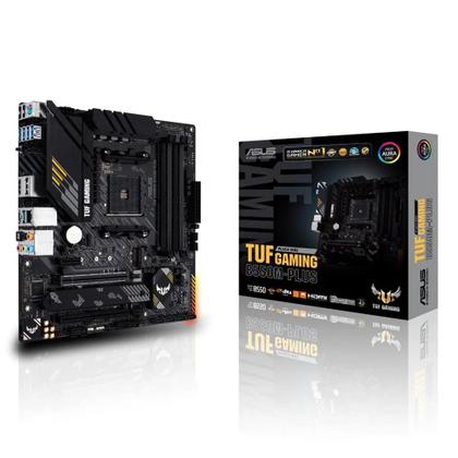 Imagem de Placa Mãe Asus TUF GAMING B550MPLUS AM4 DDR4 HDMI DisplayPort M.2 USB mATX