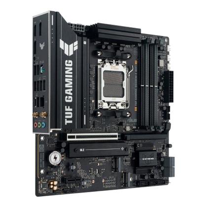Imagem de Placa Mãe ASUS TUF GAMING B650EM-E WIFI, AMD AM5 , m-ATX, DDR5, Wi-fi 6 , Bluetooth, Preto - 90MB1LR0-M0EAY0