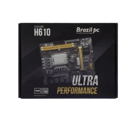 Imagem de Placa Mãe BrazilPC BPC-H610M.2-TGV, LGA 1700, DDR4 até 64GB M.2 NVMe, HDMI, VGA, USB 3.0, SATA PCIe