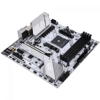 Imagem de Placa Mãe Colorful CVN B550M Gaming Frozen V15, Chipset B550, AMD AM4, MATX, DDR4, Branco