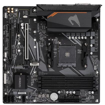 Imagem de Placa-Mãe Gamer Gigabyte B550M AORUS Elite AM4 AMD B550 Micro-ATX DDR4 Dual M.2 PCIe 4.0 LAN GbE