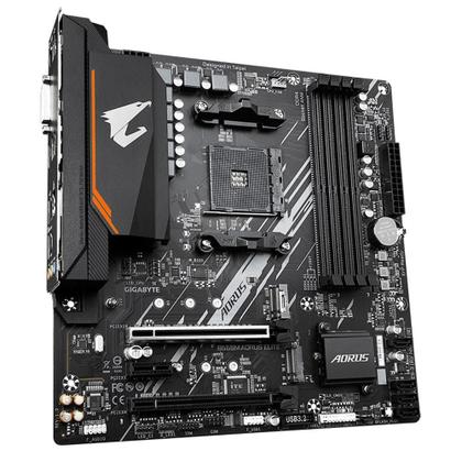 Imagem de Placa-Mãe Gamer Gigabyte B550M Aorus Elite Am4 Amd Micro-Atx