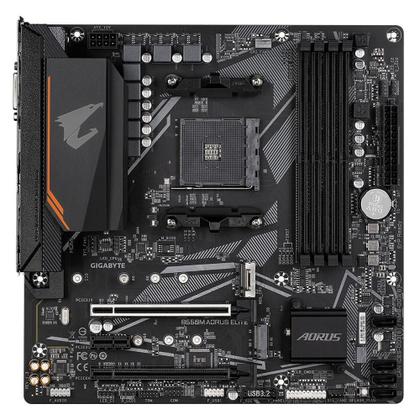 Imagem de Placa-Mãe Gamer Gigabyte B550M Aorus Elite Am4 Amd Micro-Atx