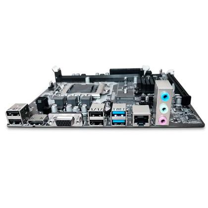 Imagem de Placa Mãe GET H81 Soquete LGA S1150 DDR3, com Slot para SSD M.2, Gigabit LAN, Porta HDMI e VGA, EFI BIOS, Goldentec