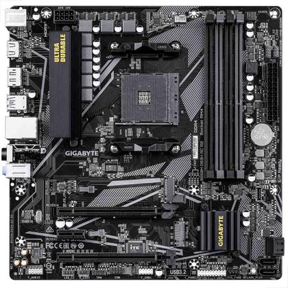 Imagem de Placa Mãe Gigabyte B550M DS3H AC R2 AMD DDR4 Socket AM4 mATX