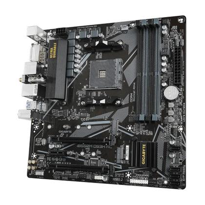 Imagem de Placa Mãe Gigabyte B550M DS3H AC Wi Fi AMD AM4 mATX DDR4